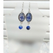 Kép 2/2 - Lapisz lazuli fülbevaló 