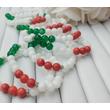 Kép 4/4 - Március 15. alkalmi  karkötő tejkvarc/korall/jade