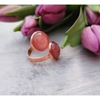Kép 2/5 - Rose gold állítható gyűrű 