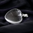 Kép 2/2 - Hegyikristály szív medál 