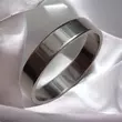 Kép 1/2 - Nemesacél karika stílus gyűrű ezüst 54