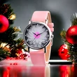 Kép 3/3 - Quartz női óra pink virág számlappal 