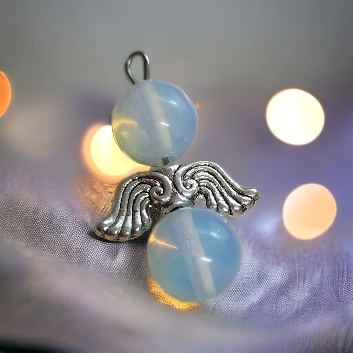 Angelit angyalka/ajándékkísérő opál