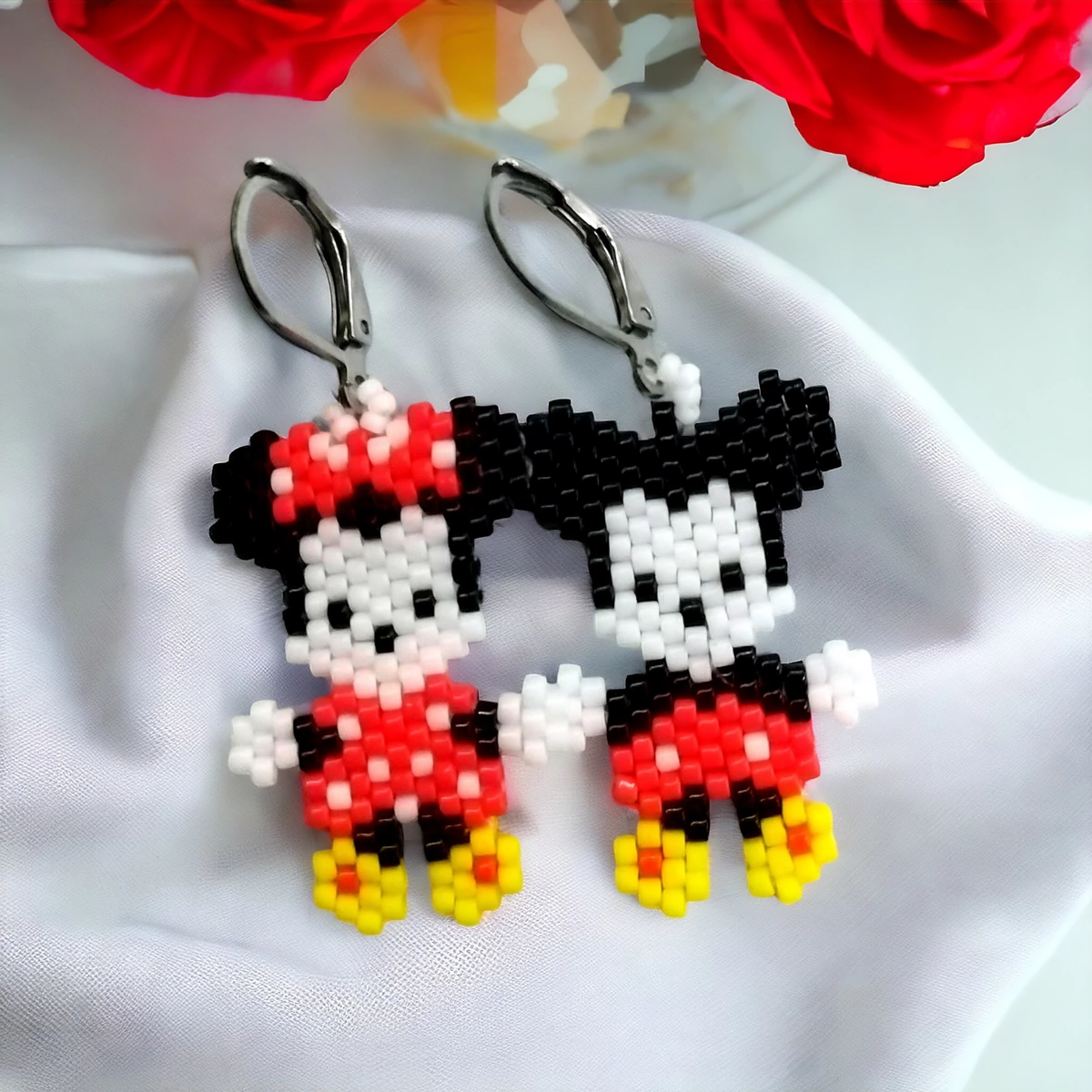 Mickey egér gyermek fülbevaló 012514