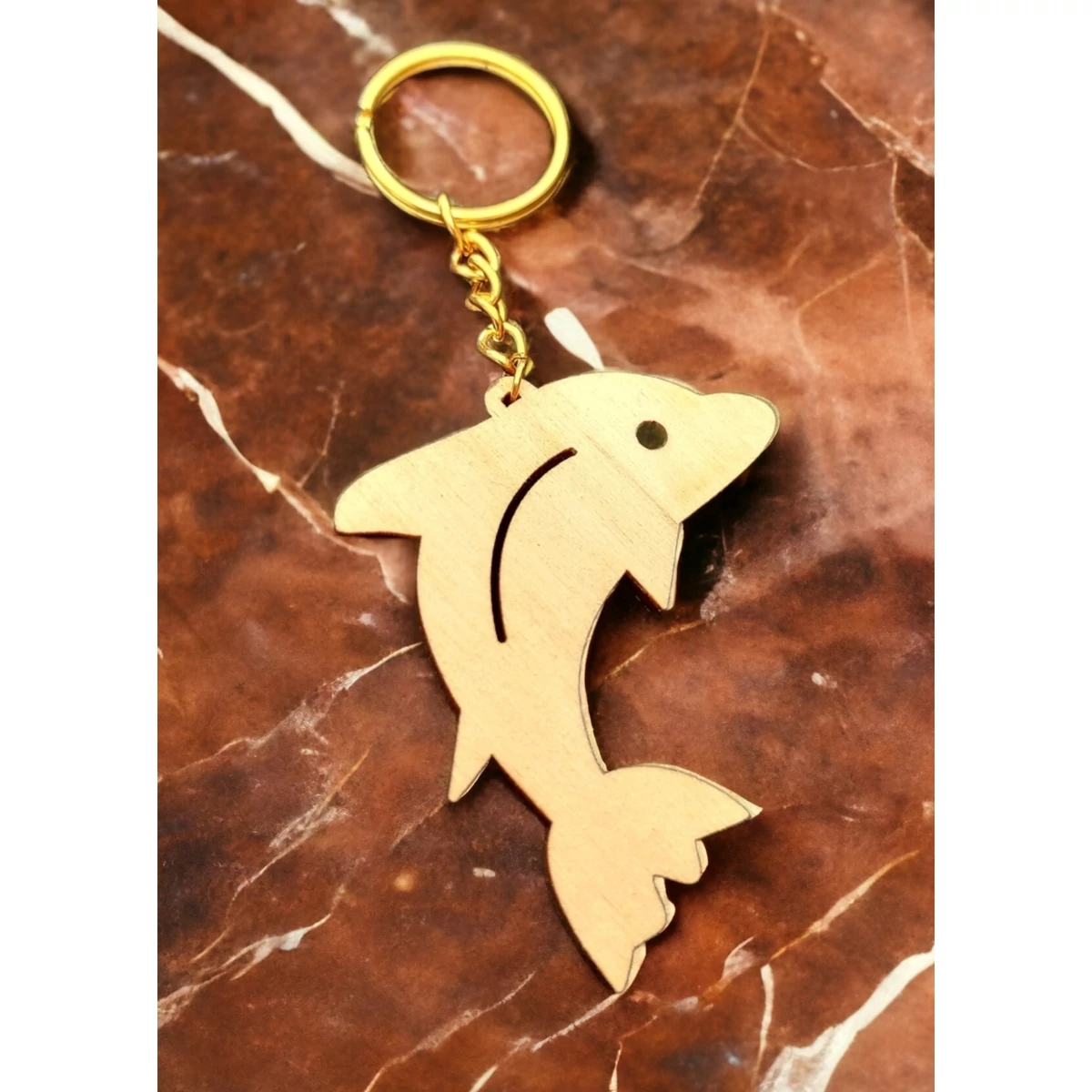 Delfines kulcstartó 