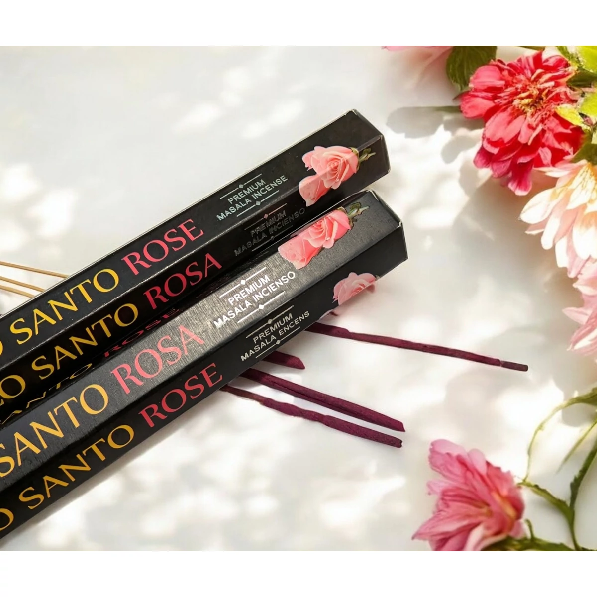 Palo santo és rózsa füstölő 