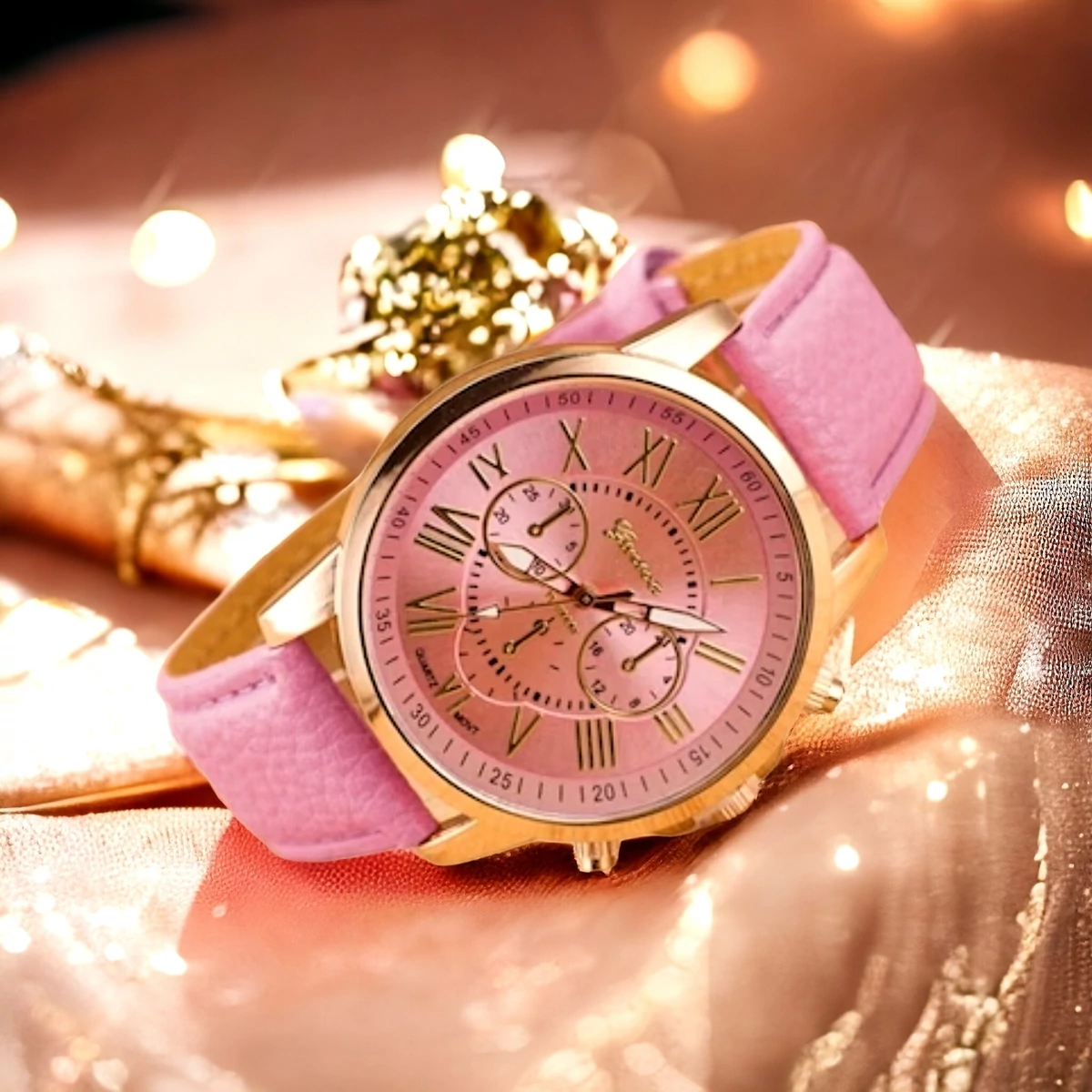 Quartz női óra pink 