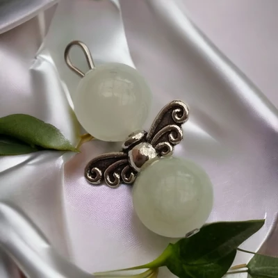 Angelit angyalka/ajándékkísérő jade