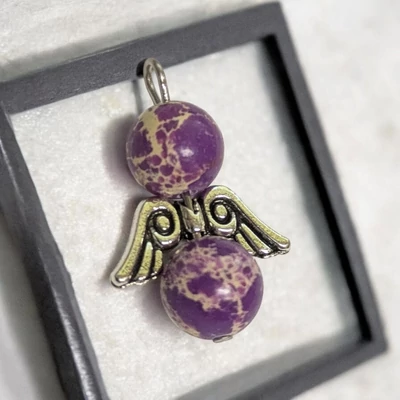 Angelit angyalka/ajándékkísérő regalit lila