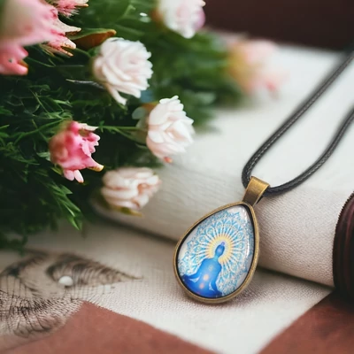 Meditációs mandala medál 