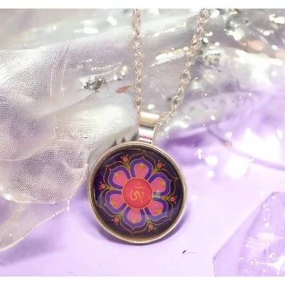 Mandala jóga medál nyaklánccal MJ21